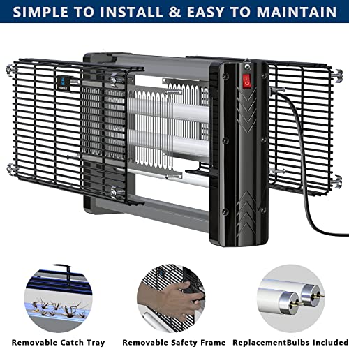 Homesuit Indoor Bug Zapper 20W, Powerful 3000V Electric Bug Zapper