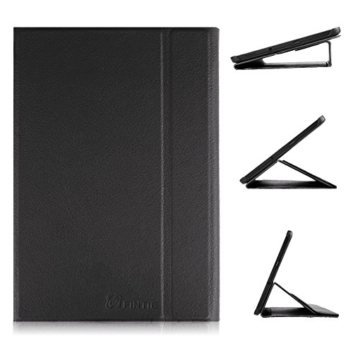 Fintie Samsung Galaxy Tab E 8.0 Case - Ultra Slim Light Weight Smart Book Stand Cover for Samsung Tab E (Sprint / US Cellular / Verizon / AT&T) SM-T377 4G LTE 8-Inch Tablet, Black