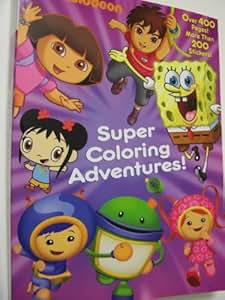 Amazon.com: Nickelodeon Super Coloring Adventures Oversized Coloring &amp; Activity Book ~ Over 400 ...
