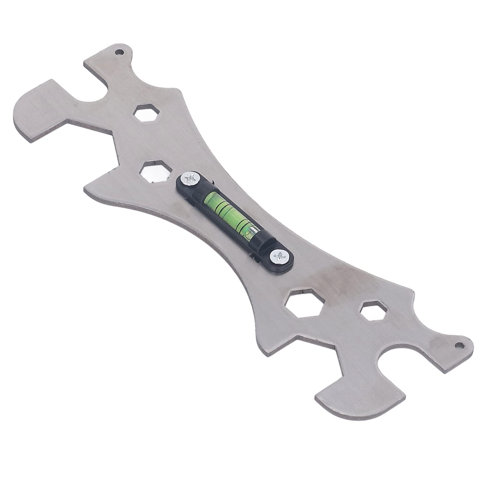 Universal Multifunctional Bathroom Wrench, Special Wrench with Level Faucet Plumbing Install Too, Strap Wrench Set for Plumbers Pipe Shower Heads Jar Opener
