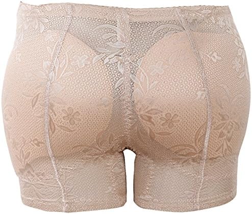 Women's Seamless Jacquard Shapewear Enhancer Hip and Butt Padded Lifter Panty Black