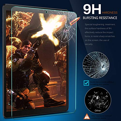 IVSO Screen Protector for Samsung Galaxy Tab A 10.1 2019,No-Bubble 9H Hardness Tempered Glass Screen Protector for Samsung Galaxy Tab A 10.1 Inch SM-T510,SM-T515 2019 Release Tablet - Thumbnail 2