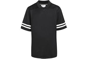 Pullonsy Adult Men's Blank Football Jerseys Athletic Football Fans Shirts Practice Sports Uniform Tops