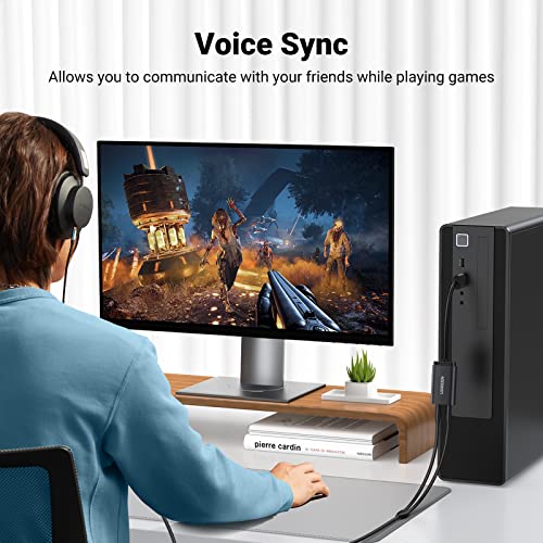 UGREEN USB To Audio Jack Sound Card Adapter With Dual TRS 3Pole 3.5mm