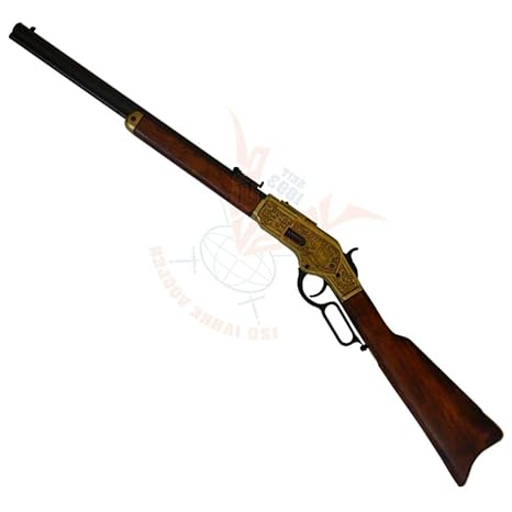 Winchester 73 Deko Gewehr Messing USA 1873 Kaliber 44-40 Länge ca. 99cm (866)