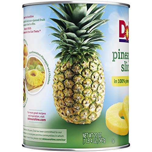2 DOLE+Pineapple+Slices+100+Juice