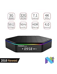 pulier t95z Plus 3 GB de RAM, 32 GB de Android ROM 7.1 TV Box