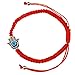 Gifts From Jerusalem Red String Kabbalah Bracelet w/Hamsa and Evil Eye Thin