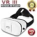 Motoraux® 3D Virtual Reality Glasses Innovative Designed VR Headset Fit for iOS Android & PC Phones Series Within 4.0-5.9 Inches