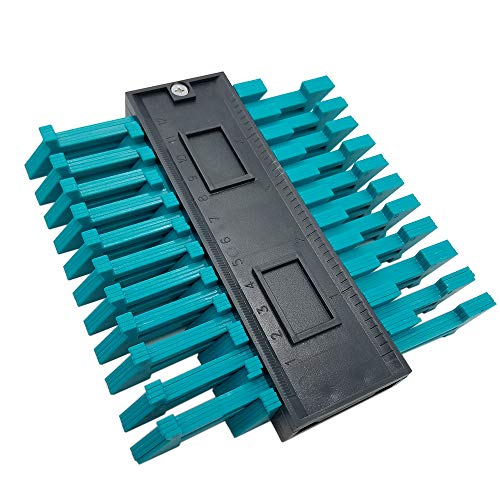 Contour Duplications Gauge Profile Gauge, High Accuracy Easy Master Outline Gauge Marking and Measuring Tool Plastic Digital Caliper Woodwork Tools and Accessories - Thumbnail 3