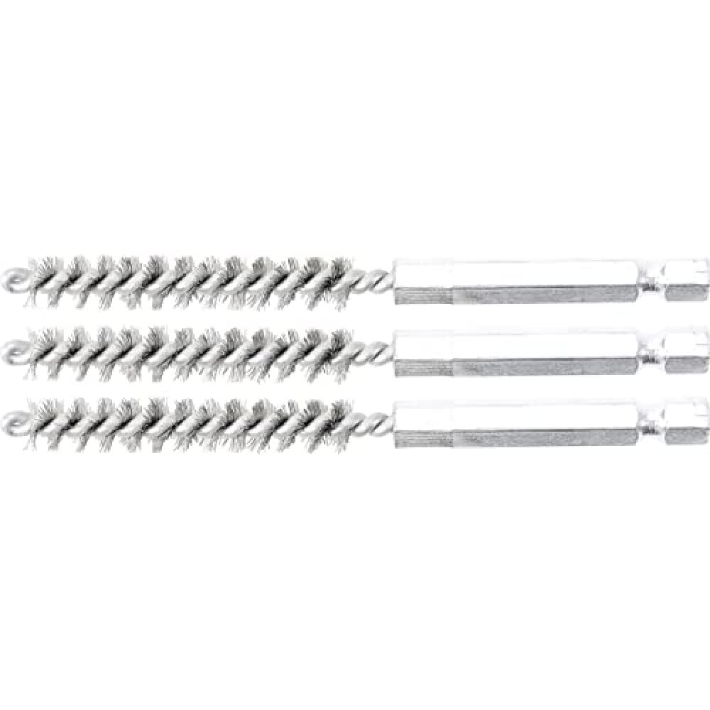 BGS 3078-8-S | Steel Brush | 8 mm | 6.3 mm (1/4") Drive | 3 pcs.