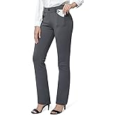 M MOTEEPI Yoga Dress Pants for Women 31''/29''/33'' High Waisted Pull on Work Pants Business Slacks
