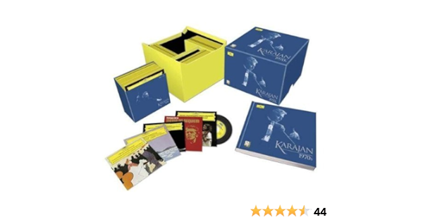 Karajan 1970s The Complete Dg Recordings By Herbert Von Karajan Box Set Limited Edition Edition 2013 Audio Cd Amazon Com Music