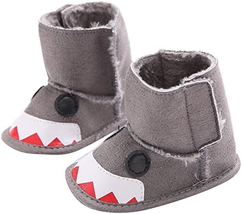 WAZZIT Baby Infant Girls Cotton Boots Soft Sole Crib Shoes Toddler Warm Boot Shoes