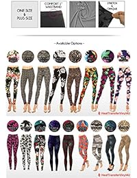 Leggings para dama con estampado ultra suave, talla única, talla grande