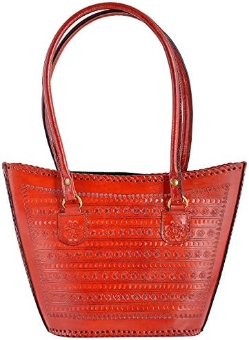 Womens 11 Inch Top Handel zipper closure exclusive collection Leather purse Shoulder Purse Vegen Full Grain Pure Hide Hand crafted Bag By Sparsh Inc