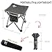 Small Folding Camping Stool Lightweight Chairs Portable Seat for Adults Fishing Hiking Gardening and Beach with Carry Bag