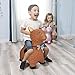 Bouncy Horse Hopper for Toddlers-Hopping/Hoppity/Bouncing/Bounce Horse, Jumping Horse, Inflatable Ride-On Animal Toy for Kids/Children/Boys/Girls (Pump Included)