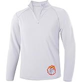 Runhit Men's Quarter Zip Fleece Pullover Thermal Running Shirts Lightweight Sweatshirt Long Sleeve Polo Shirt