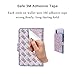 ClarksZone Flip Card Holder Pocket, Sequins Glitter Wallet Case [3M Adhesive] Stick On Slim Credit Card ID Card Slot for Phone Case,Android,iPhone Xs Max/XR/XS,iPhone 13,iPhone 13 Plus,iPhone 12