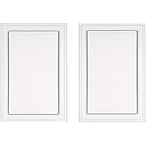 Builders Edge 130120001001 Mounting Block, White, 2 Pack