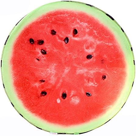 Prettybuy Food Pillow- Popular 15x15inch Double Sided Watermelon Pillow
