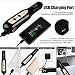 Cordless Mini Flat Iron 5000mAh Battery-Operated Ceramic Tourmaline Hair Straightener 3 Temps Makeup Fix Portable Travel Straightening Curling Iron,Auto Shut off,USB Rechargeable,Blackthumb 2