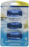 Febreze Small Spaces Bora Bora Waters Air Freshener Refills, 3 pack