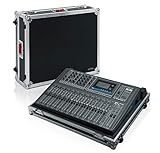 Gator Cases G-TOUR ATA Style Road Case - Custom Fit for Soundcraft Si Impact Digital Mixer with Heavy Duty Hardware, Built in wheels, and Tow Handle; (G-TOURSIIMPACTNDH)