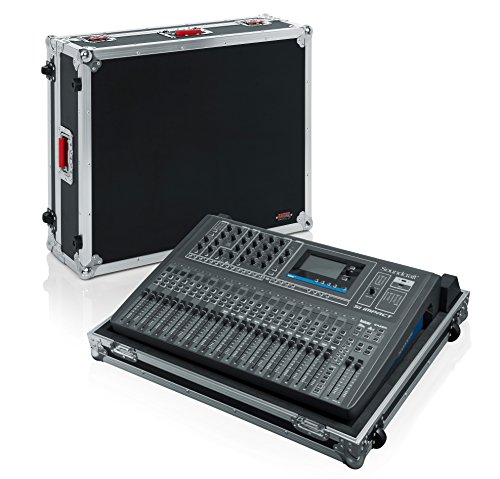 Gator Cases G-TOUR ATA Style Road Case - Custom Fit for Soundcraft Si Impact Digital Mixer with Heavy Duty Hardware, Built in wheels, and Tow Handle; (G-TOURSIIMPACTNDH)