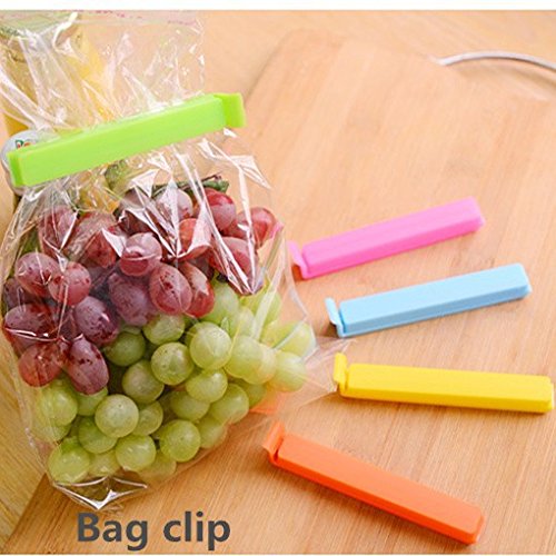 15 Pcs/lot Plastic Bag Clip Plus Size Sealer up for Food Flavoring Trash Pack Kitchen Accessories