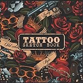 TATTOO Sketch book: A Large Square Sketchbook with Blank Graph Paper and White Paper - 100 Pages ( 8.5" x 8.5" ) for Drawing, Sketching, and Recording Creative Ideas.