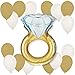 Big Dot of Happiness Engagement Ring - Party Balloon Kit