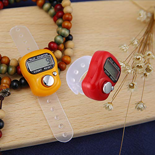 1pc Creative Stitch Marker Row Counter LCD Electronic Digit Finger Ring Digital Tally Counter Clicker Timer - Thumbnail 3