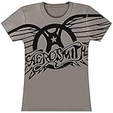 Aerosmith Winged Logo Girls Jr Tissue Tee