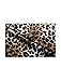 Allegra K Men Slipover Leopard Prints Stretchy Tee Shirt Medium Borwn
