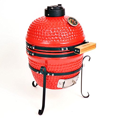 Image: https://images-na.ssl-images-amazon.com/images/I/51zJrpZFs-L.jpg Charcoal Smoker Grill Finish Red