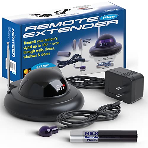 Nextgen IR Repeater for TV Remote & Streaming Up to 100 Ft Range IR