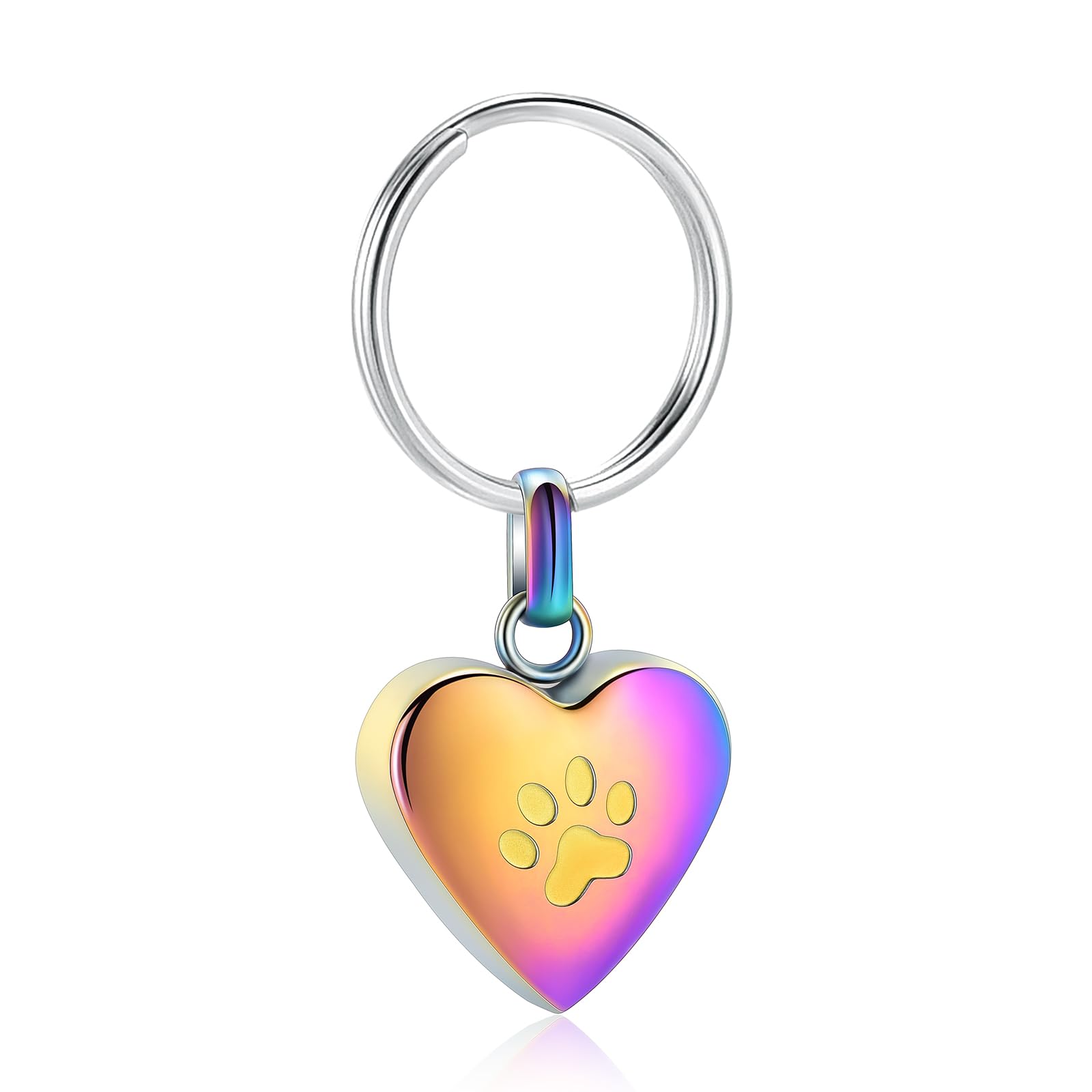 Cremation Jewelry Urn Keychain for Pet Human Ashes Dog Cat Keepsake Memorial Urn Keychain Ash Holder for Women Men
