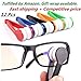 12 Pcs Mini Sun Glasses Eyeglass Microfiber Spectacles Cleaner Soft Brush Cleaning Tool Mini Microfiber Glasses Eyeglasses Cleaner Cleaning Clip (Random Color)