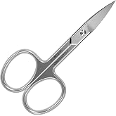 STALEKS PRO Smart 30 Nail Scissors, Wide Curved Blades, Satin Finish | Professional nail scissors with strengthened wide curved blades designed to correct the free edge of the nail;