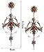 Eternity J. Vintage Retro Red Gothic Baroque Victorian Dangle Earring Royal Court Bohemian Drop Earrings