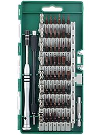 HSicily Precision Screwdriver Set, 60 in 1 Magnetic Driver Kit with 56 Bits, Professional Electronics Repair Tool Kit for Phone, Tablet, iPad, Macbook, Xbox, Computers, Eyeglasses and Other Devices