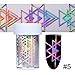 BORN PRETTY 1 Roll Nail Art holographic Foil Laser Sticker Geometric manicuring Starry Sky Transfer Decals 5 Patterns