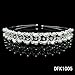 Delicate Wedding Princess Pearl Crystal Rhinestone Tiara Crowns Headband