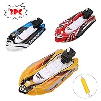 Mini Inflatable Yacht Boat,salaheiyodd 【Ship from USA】Children