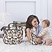 Skip Hop Messenger Diaper Bag with Matching Changing Pad, Duo Signature, Triangles