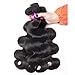 Recool Mink Brazilian Hair Body Wave Bundles with Closure Human Hair Extensions Cheap Bundles of Hair for Sale Natural Color(14 16 18 with 14)