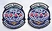 Set of 2 Resident Evil North America BSAA [Red] Logo Embroidered Patch 4 Inches
