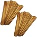 TRENDBOX 20pcs Handmade Plain Wood Wooden Incense Stick Holder Burner Ash Catcher Natural Design Buddhist